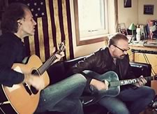 Boo Hewerdine and Brooks Williams interview and session